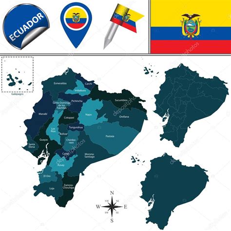 Mapa De Ecuador Con Provincias Nombradas 2022