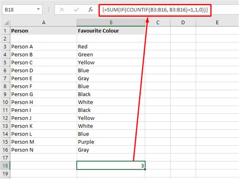 How To Count Unique Values In Excel 3 Easy Ways