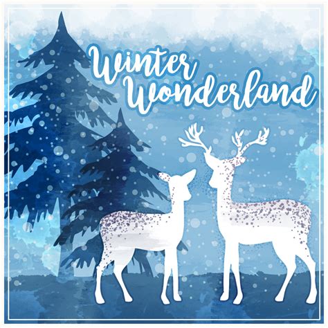 Winter Wonderland Banner Clip Art