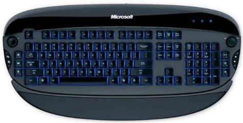 Lighted Wireless Keyboard Microsoft Reclusa Usb Backlit Gaming