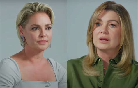 Katherine Heigl Ellen Pompeo Reflect On Mouthy Grey S Anatomy Comments That Led To
