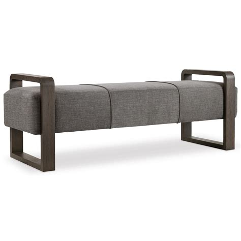 Add a bench at the bottom of your bed for extra seating. Curata Modern Upholstered Bench | Sprintz Furniture ...