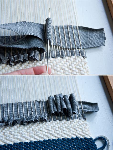 Best Of Weaving Techniques Weaving With Denim The Weaving Loom