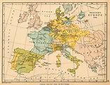 Europa Occidental en 1700 | Europe map, European history, Map