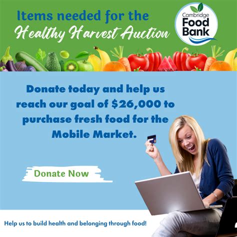 Healthy Harvest Auction Cambridge Food Bank