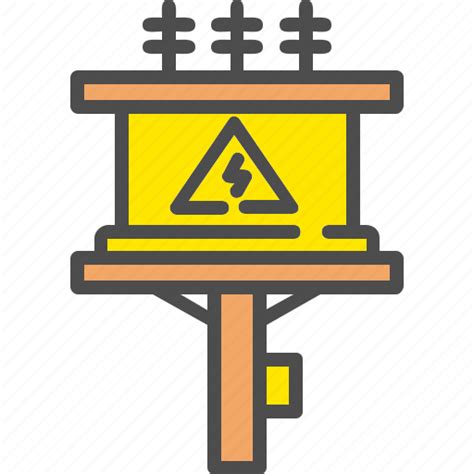Distributor Electric Electricity Power Tower Icon Download On