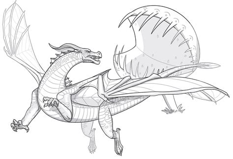 Wings Of Fire Leafwing Dragon Coloring Page Download Print Or Color