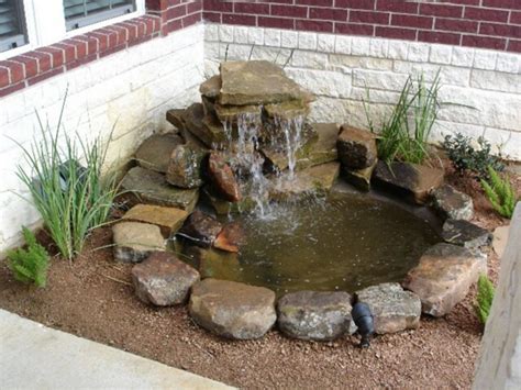 Marvelous Small Front Garden Design With Waterfall Ideas 0708