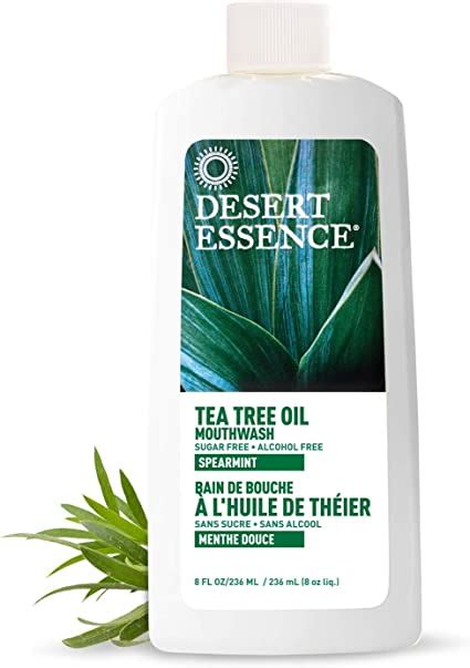 Amazon Tea Tree Oil Mouthwash Spearmint 8 Fl Oz By Desert Essence