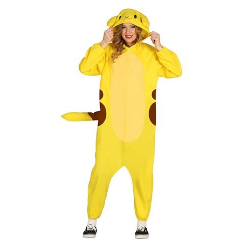 Disfraz De Pikachu Kigurumi Adulto Mx