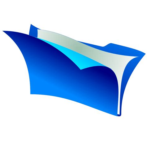Document Folder Icon Blue Png Svg Clip Art For Web Download Clip Art
