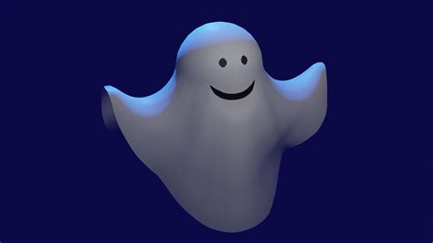 Ghost 3d Model Realtime Cgtrader
