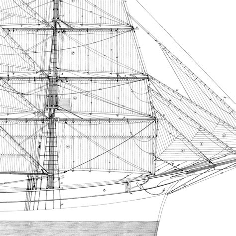Free Ship Plans Of Italian Brigantine Schooner Carlo The Model Shipwright