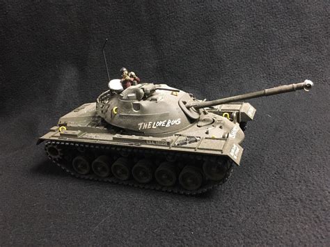 M48 Patton By Monogram American Tank Professionally Built Model Kit 1