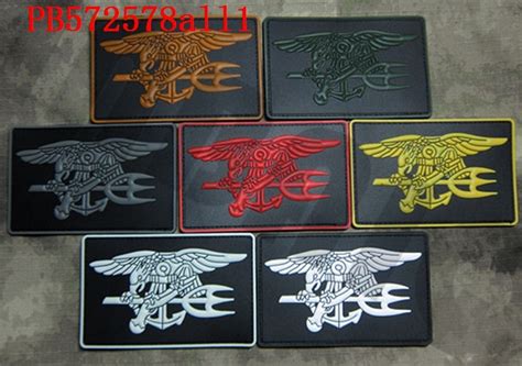 3d Pvc Patch Devgru Seal Teamtrident Eagle Military Tactical Morale