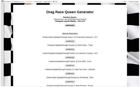 Drag Race Queen Generator