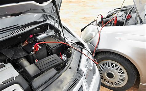 The jumper cables have reverse polarity and short circuit protection (the box with the green & red leds), which protect the user and the battery from overloading once the vehicle is started. How to Charge a Car Battery - The Home Depot