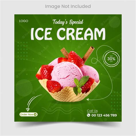 Premium Vector Vector Special Delicious Ice Cream Social Media Banner