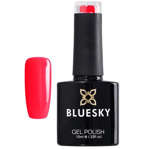 Bluesky Shocking Pink Neon Gel Polish 10ml Justmylook