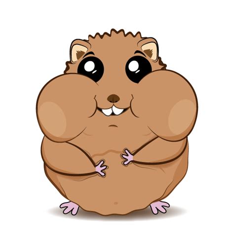 Cute Hamster Cartoon Png