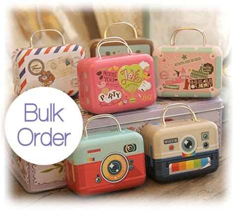 100 Mini Suitcase Tins Miniature Luggage Collectibles Ii T