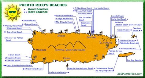 Best Beaches In Puerto Rico Map Images And Photos Finder