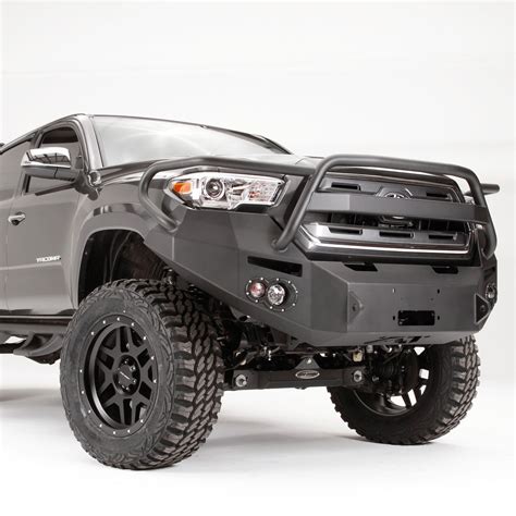 Fab Fours® Toyota Tacoma 2016 Premium Full Width Black Front Winch Hd