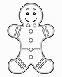 15+ GingerBread Man Templates & Colouring Pages | Free ...