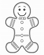 15+ GingerBread Man Templates & Colouring Pages | Free & Premium Templates