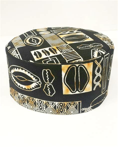 African Print Hat Kufi 100 Cotton Free Shipping In Box Etsy
