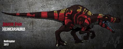Jurassic Park Herrerasaurus New Art By Hellraptor Jurassic Park