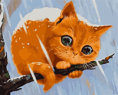 Paint By Numbers 40x50cm Adorable Cat