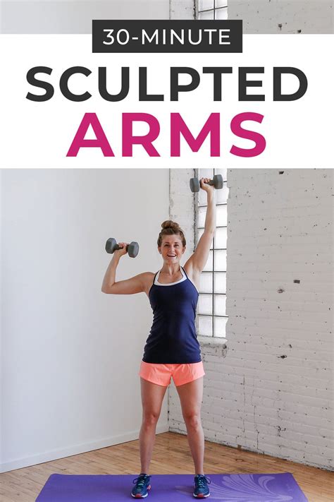 Sculpted Arms Dumbbell Workout Nourish Move Love