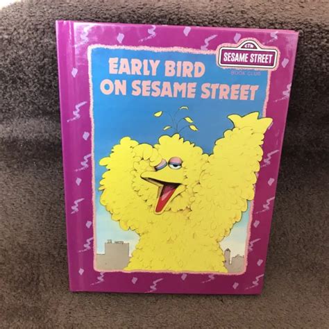 Sesame Street Book Club Early Bird On Sesame Street 1992 Hc Vg 2