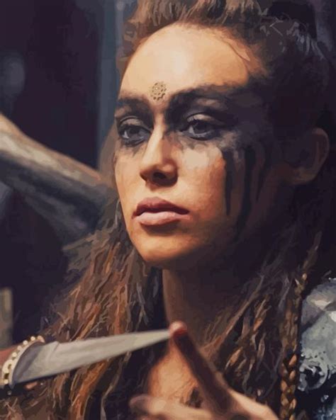 Lexa The 100 Paint By Number Paint By Numbers For Adult