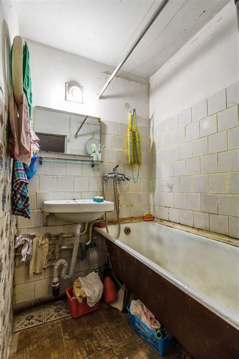 Dirty Old Bathroom Stock Photo Image Of Bath House 54121440