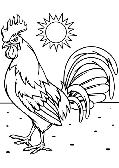 Another popular way in which the barcelos rooster is incorporated into souvenirs is with embroidery. Funny and Angry Little Rooster Coloring Pages - Print ...