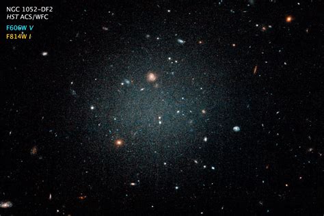 U Of T Yale Astronomers Discover See Through Galaxy With Almost No