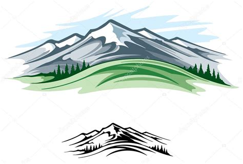 Mountain Landscape Stock Vector Image By ©slipfloat 21582787