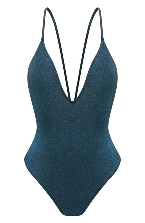 Женский синий слитный купальник Morgan Lane — купить в интернет