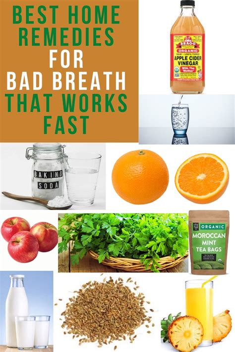 15 Home Remedies For Bad Breath That Works Fast Bad Breath Remedy Odor Remedies Bad Breath