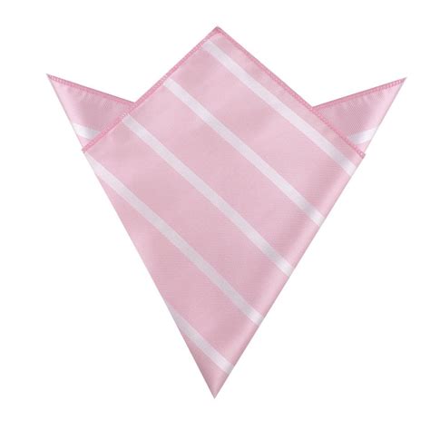 Each collection is developed and inspired by fine art, commercial and naïve design, as well as the brain's reaction to color, movement, and contrast. Rose Pink Striped Pocket Square | Pocket square styles, Pink pocket square, Pocket square