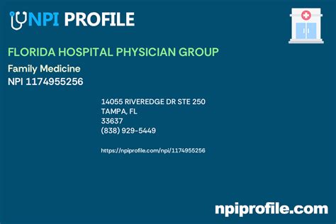 Florida Hospital Physician Group Npi Family Medicine In Tampa Fl