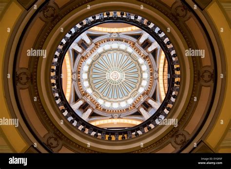 Usa Mississippi Dome Of Mississippi State Capitol Jackson Stock