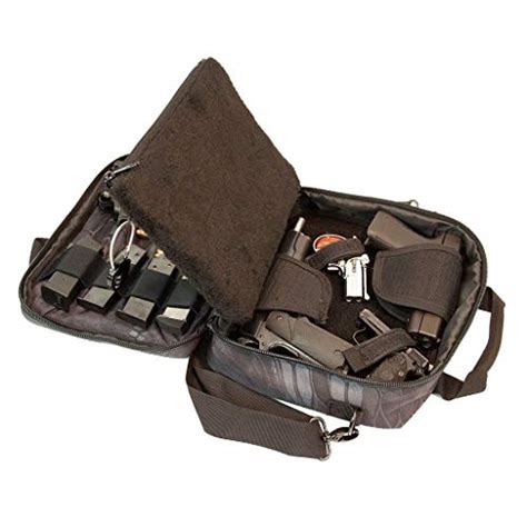 Pistol Case Range Bag For Handguns By Firstchoice 2 To 4 Gun Padded