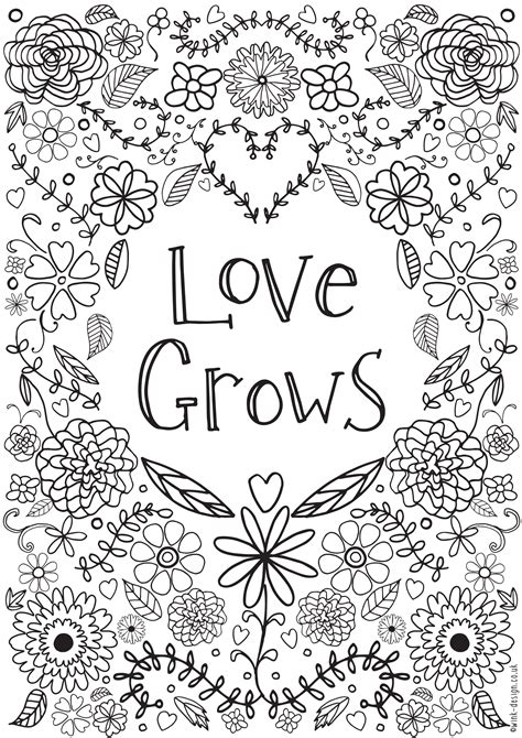 Free Printable Adult Colouring Pages With Inspirational Quotes