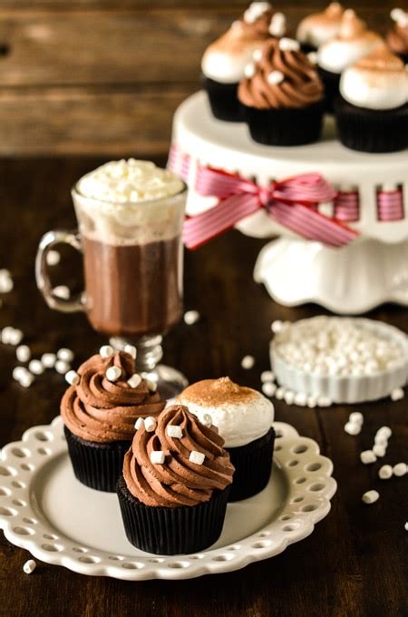The Best Hot Cocoa Cupcakes The Cake Chica