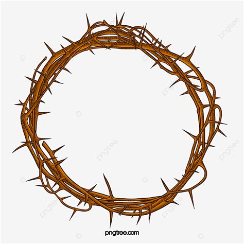Thorn Crown Clipart Transparent Png Hd Christian Brown Thorn Crown