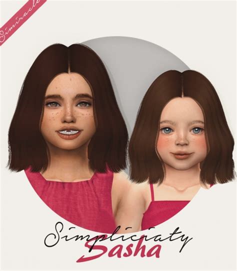 Simiracle Simpliciaty`s Sasha Hair Retextured Sims 4 Hairs