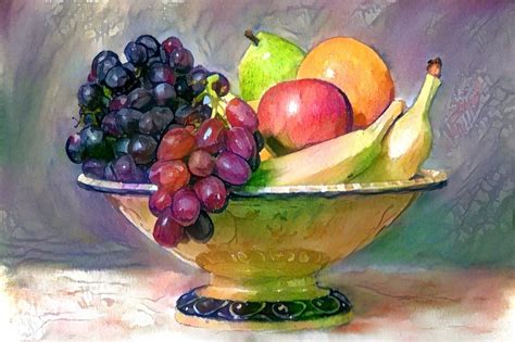 Watercolor Painting Fruit Still Life At Getdrawings Free Download